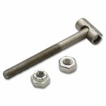 Mounting set for V-band clamps T304 stainless steel Vibrant Performance