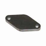 External Wastegate Flange Cover Plate (35-38mm) - 1018 Steel Vibrant Performance