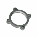 Downpipe flange for GT series/T3, &Oslash;76mm/3.00&#039;&#039; - 1018 Steel Vibrant Performance