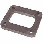 Turbo inlet flange T4 rectangular Vibrant Performance