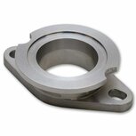 External wastegate adapter flange (38-44mm) - Stainless steel 304 Vibrant Performance