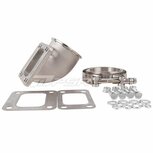 V-Band 3 inch to T3, T4 Adapter 90 Degree Pulsar Turbo Systems