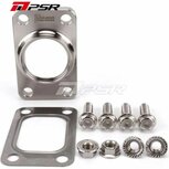 Billet Transition Flange, Hardware Kit included for easy installation - T3 Open to 2 inch OD Tubing Pulsar Turbo Systems