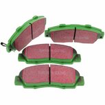 Front brake pads - Greenstuff EBC Honda