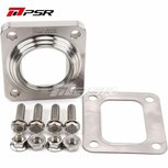 Billet Transition Flange, Hardware Kit included for easy installation - T4 Open to 2 inch OD Piping Pulsar Turbo Systems