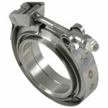 V-band kit T304 stainless steel - &Oslash;57mm/2.25&#039;&#039; Vibrant Performance