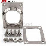 Billet Transition Flange, Hardware Kit included for easy installation - T6 Open to 3 inch OD Tubing Pulsar Turbo Systems