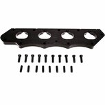 Adaptateur de collecteur d'admission K2H noir Precision Works Honda