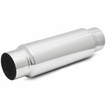 Fles stijl tussendemper 5&#039;&#039; - 2x &Oslash;101.6mm/4.0&#039;&#039; Vibrant Performance