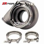 Turbinengeh&auml;use f&uuml;r 5455, 5855, 6255 und G30-660,770,900 Turbos &ndash; Vorw&auml;rtsdrehung. - .83 Dual-V-Band Pulsar Turbo Systems