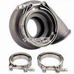 Turbinengeh&auml;use f&uuml;r 5455, 5855, 6255 und G30-660, 770, 900 Turbos &ndash; Reverse Rot. - .72 Dual-V-Band Pulsar Turbo Systems
