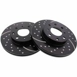 Disques de frein avant (242mm / 4x100) - S&eacute;rie GD EBC Honda