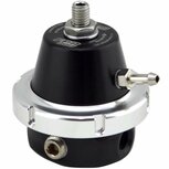 Brandstofdruk regelaar - 1/8 NPT Zwart (universeel) Turbosmart