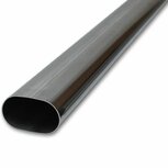 Uitlaatpijp ovaal 150cm - &Oslash;76mm/3.0&#039;&#039; Vibrant Performance