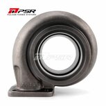 Turbinengeh&auml;use f&uuml;r Turbos der Serie 400 &ndash; 96 x 88 mm &ndash; T4 geteiltes 1,25 V-Band Pulsar Turbo Systems