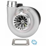 S372 950HP GEN2 Journal Bearing Turbo - Standard - 80x73mm - T4 .88 V-Band Pulsar Turbo Systems