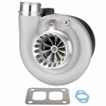 S372 950HP GEN2 Journal Bearing Turbo - Standard - 76x67.5mm - T4 Divided .91 V-Band Pulsar Turbo Systems