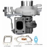 2860 475 PS GEN2 Doppelkugellager-Turbo &ndash; Standard &ndash; T25 .64 5 Bolzen &ndash; Billet 7,4 psi Pulsar Turbo Systems