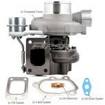 GTX2867R GEN2 BALL BEARING TURBO - T51R Mod - T25 .64 5 Bolt - Stamping 11.6psi Pulsar Turbo Systems