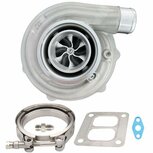 PTA5855A 770HP Dual Ball Bearing Turbo - Standard - T4 Divided .85A/R V-Band W/O IWG Pulsar Turbo Systems