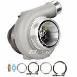 3076 GEN2 750HP Dual Ball Bearing Turbo - T51R Mod - .83 Dual V-Band Pulsar Turbo Systems