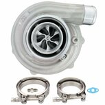 PTA5855A 770HP Dual Ball Bearing Turbo - Standard - .83A/R Dual V-Band W/O IWG Pulsar Turbo Systems