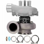 2860 475HP GEN2 Dual Ball Bearing Turbo - T51R Mod - .64 Stainless Steel Dual V-Band - W/O Actuator Pulsar Turbo Systems