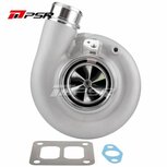 369D 950HP GEN2 Dual Ceramic Ball Bearing Turbo - T51R Mod - 76x67.5mm - T4 Divided .91 V-Band Pulsar Turbo Systems