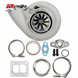7975G 1450HP Dual Ball Bearing Turbo - Forward Rotation - Standard - T4 Divided 1.01 V-Band Pulsar Turbo Systems