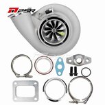 7375G 1200HP Dual Ball Bearing Turbo - Forward Rotation - Standard - 1.28 Dual V-Band Pulsar Turbo Systems