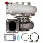 7375G 1200HP Dual Ball Bearing Turbo - Forward Rotation - Standard - 1.15 T4 Open Inlet V-Band Outl. Pulsar Turbo Systems