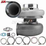 7375G 1200 HP Dual Ball Bearing Turbo - Reverse Rotation - Standard - 1.01 Dual V-Band Pulsar Turbo Systems