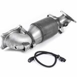 Downpipe avec catalyseur 200 cellules haut d&eacute;bit Milltek Sport Honda