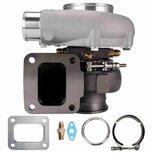 6862G 1050HP Dual Ball Bearing Turbo - Forward Rotation - T51R Mod - T4 .82 V-Band Pulsar Turbo Systems