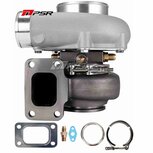 6862G 1050HP Dual Ball Bearing Turbo - Forward Rotation - T51R Mod - T3 .83 V-Band Pulsar Turbo Systems