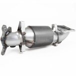 Downpipe with HJS high flow sports catalyst Milltek Sport Honda