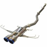 Catback exhaust system stainless steel Injen Honda