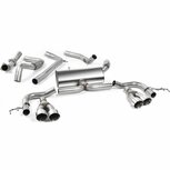 Syst&egrave;me d'&eacute;chappement Catback 3'' Road+ Garnitures polies Milltek Sport Honda