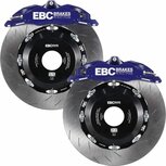 Apollo Big Brake Kit vorne &ndash; Blaue 4-Kolben-Bremss&auml;ttel und gerillte Bremsscheiben EBC Honda