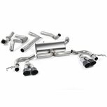 Syst&egrave;me d'&eacute;chappement Catback 3'' Road+ Cerakote pi&egrave;ces de garniture noires Milltek Sport Honda