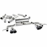 Syst&egrave;me d'&eacute;chappement Catback 3'' E-Keur Cerakote pi&egrave;ces de garniture noires Milltek Sport Honda