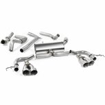 Syst&egrave;me d'&eacute;chappement Catback Pi&egrave;ces de garniture en titane bross&eacute; Race 3'' Milltek Sport Honda