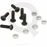 Lenkbolzen Kugelkopf schwarz M5 QSP