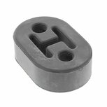 Uitlaatophangrubber - zwart SRS