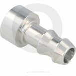 Lasnippel aluminium 3/8&#039;&#039;-9,5mm ID slangpilaar QSP