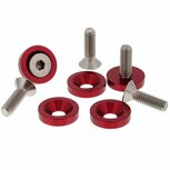Fender washers M6x20 - Rood US-Racing