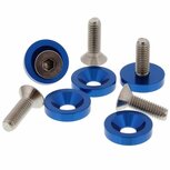 Fender washers M6x20 - Blauw US-Racing