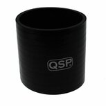 Silicone coupling straight &Oslash;102mm/4.00&quot; - Black QSP