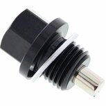 Aftapplug magnetisch motor (M14x1.5) - Zwart D1 Spec
