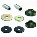 Schokbreker rubbers achter bovenzijde Westar Honda